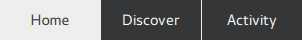 Custom styled tab bar