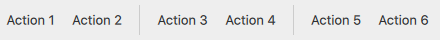 Tool separator dividing toolbar buttons