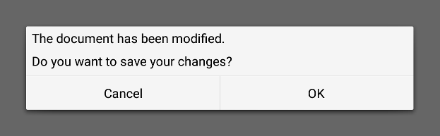 The message dialog allows the user to make a choice based on the message, and will perform the associated action based on the buttons property