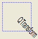 Text with combined matrix transformation