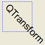 Text rotated 45 degrees