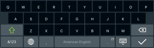 Screenshot of the English (American) Layout