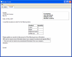 Application showing various rich text widgets