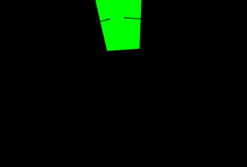 3D objects without light probe on green background
