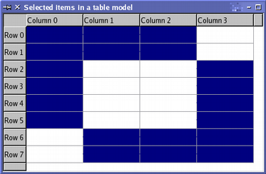 Updated selection model has inverted colors