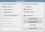Gallery of various widgets