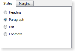 Windows style tab widgets