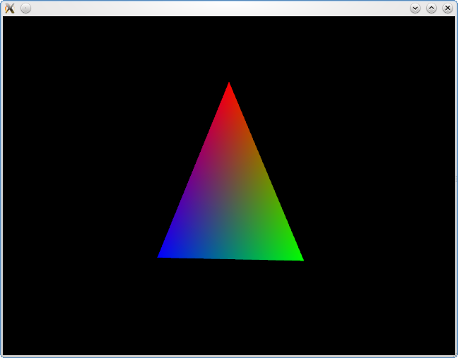 Screenshot of the OpenGLWindow example
