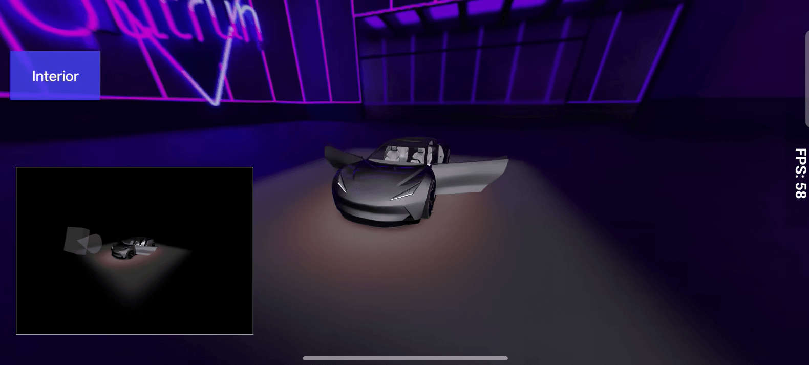 Two separate surfaces bound to different QML Items