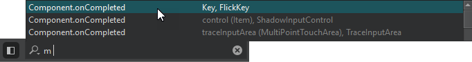 The m filter in the locator