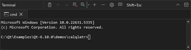 Terminal pane