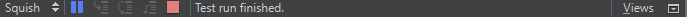 Squish debugging view