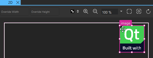 Move cursor in the 2D view.