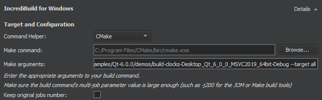 IncrediBuild build steps