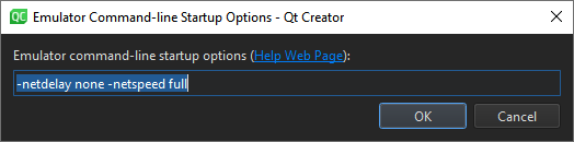 Startup options for AVDs