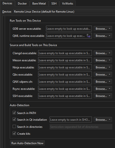Tool configuration options for a desktop device