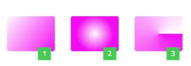 Available gradient types.