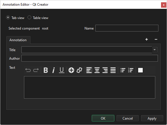Annotation Editor