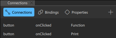 Connections View Connections tab.