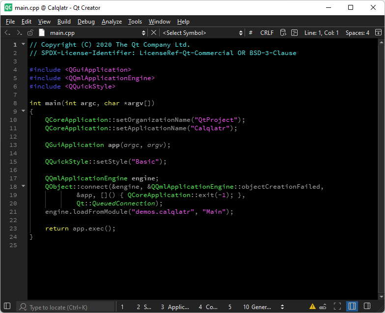Distraction free mode on