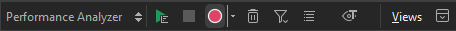 Performance Analyzer in Profile mode