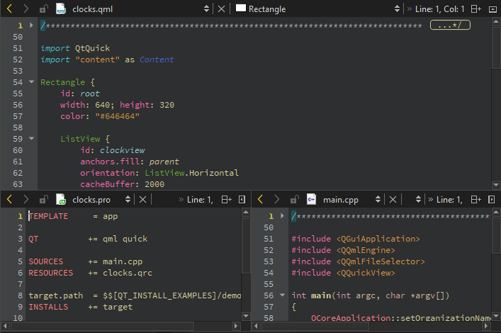 Code editor