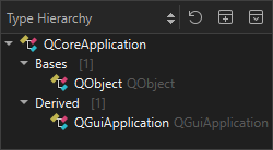 Type Hierarchy view
