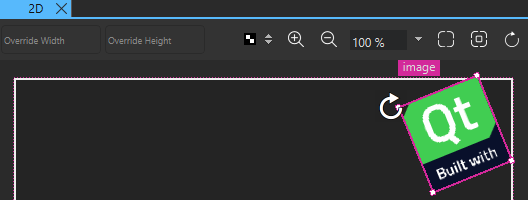 2D rotation tool.