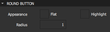 Round Button properties.