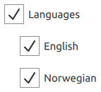 Tri-state checkbox.