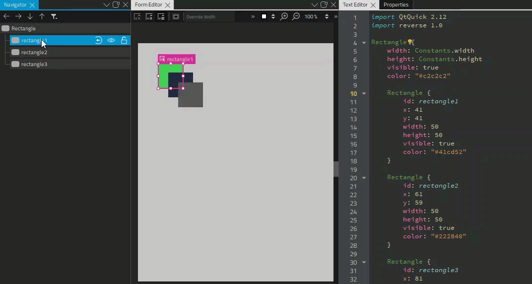 Reversing component order in Navigator.