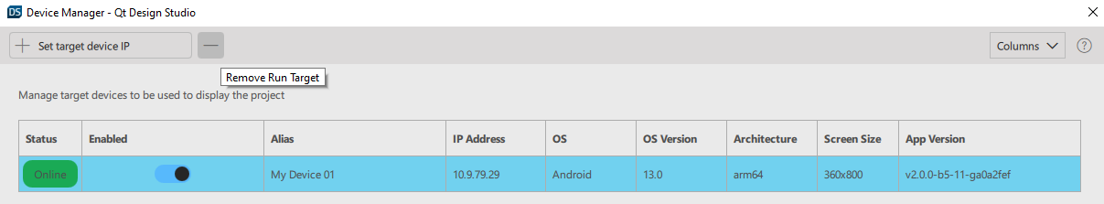 Remove a device from the Device Manager