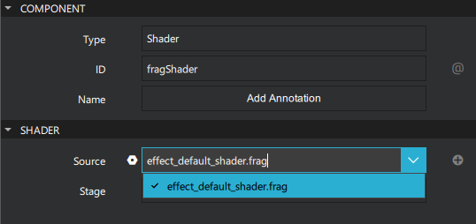 "Shader properties"