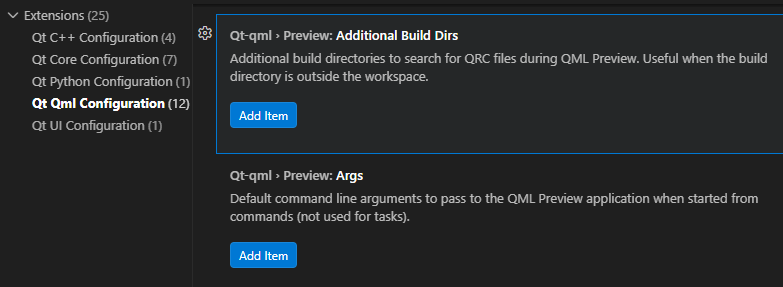 {Qt QML Configuration}